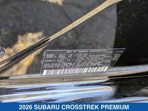 Certified 2026 Subaru Crosstrek 2.0i Premium w/ Crosstrek Mirror Package image 28