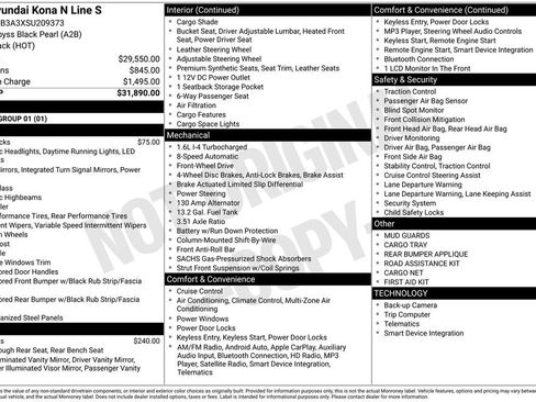 Used 2025 Hyundai Kona N Line S image 31