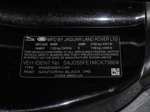 Used 2021 Jaguar F-TYPE R AWD/4WD image 35