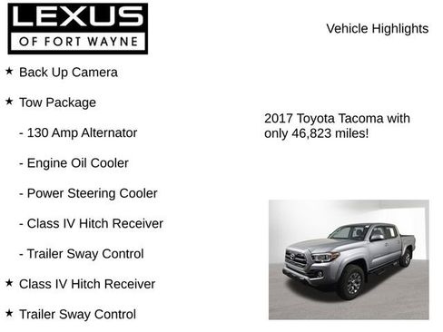Used 2017 Toyota Tacoma SR5 w/ Tow Package image 8
