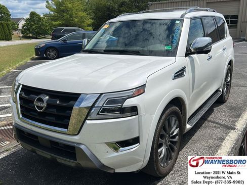Used 2024 Nissan Armada Platinum w/ Captain's Chairs Package AWD/4WD image 1