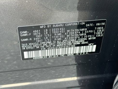 New 2026 Subaru Forester Touring AWD/4WD image 43