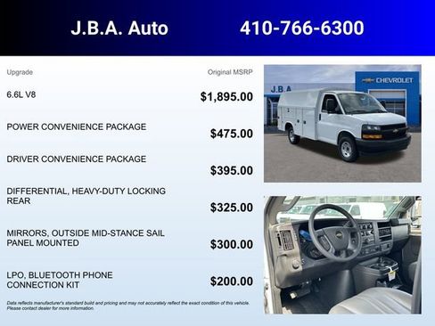 New 2025 Chevrolet Express 3500 Work Van w/ Power Convenience Package image 5