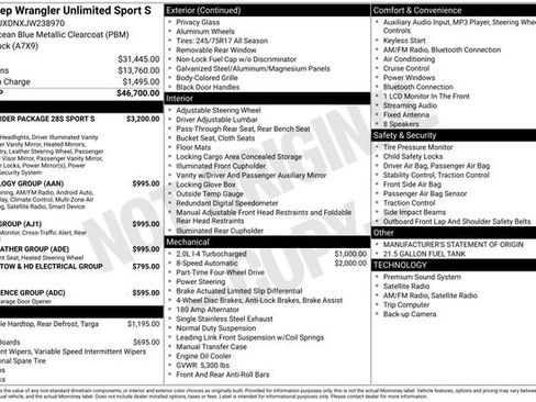 Used 2018 Jeep Wrangler Unlimited Sport S image 14