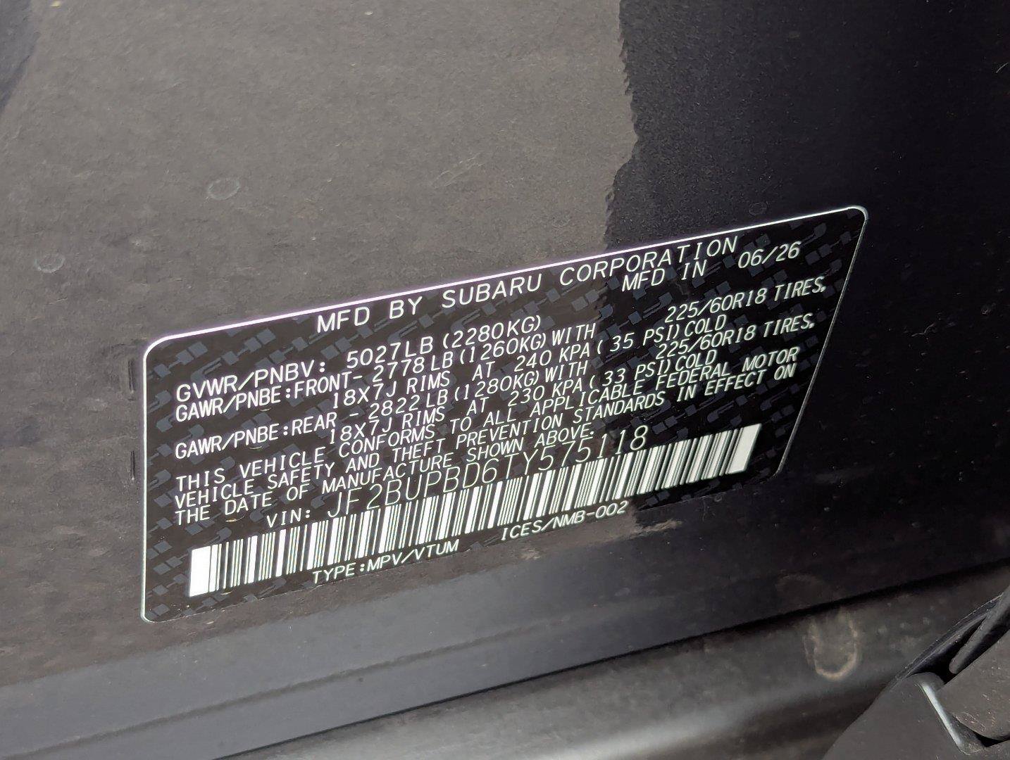 New 2026 Subaru Outback Premium AWD/4WD image 43