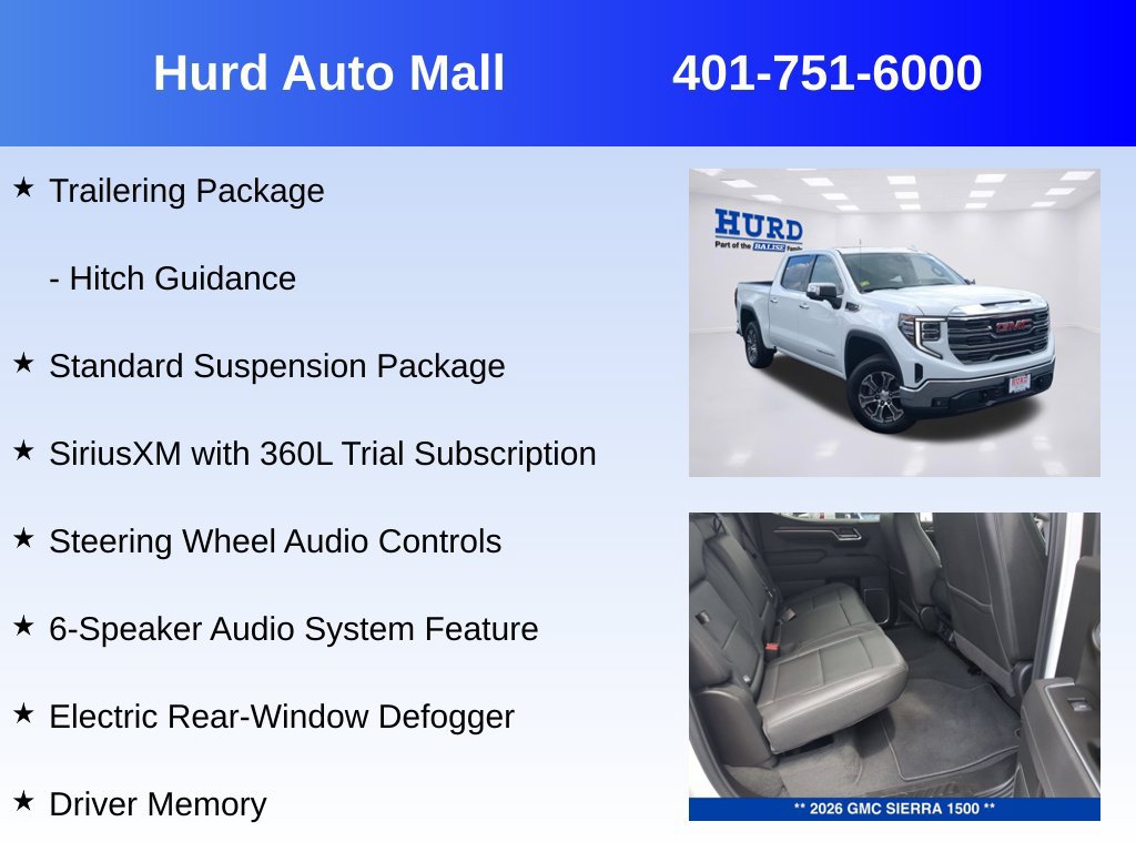 Certified 2026 GMC Sierra 1500 SLT AWD/4WD image 19