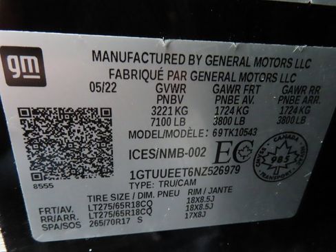 Used 2022 GMC Sierra 1500 AT4 w/ AT4 Premium Package image 83