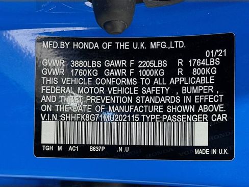 Used 2021 Honda Civic Type R image 33