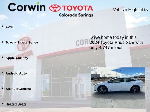 Used 2024 Toyota Prius XLE image 6