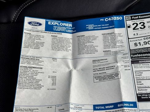 Used 2023 Ford Explorer Limited w/ Limited Technology Package AWD/4WD image 38