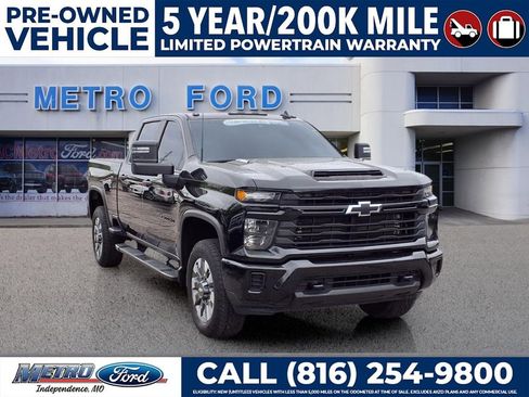 Used 2024 Chevrolet Silverado 2500 Custom w/ Custom Value Package AWD/4WD image 1