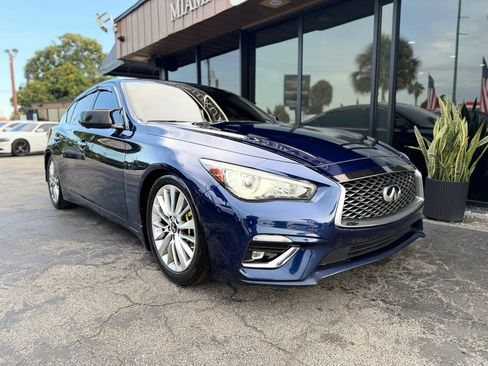 Used 2021 INFINITI Q50 Luxe w/ Cargo Package RWD image 4