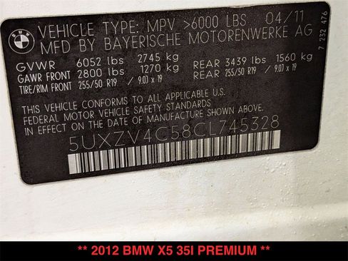 Used 2012 BMW X5 xDrive35i image 30