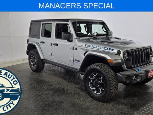Used 2023 Jeep Wrangler Unlimited Rubicon 4xe w/ Dual Top Group AWD/4WD image 1