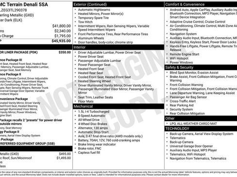 New 2026 GMC Terrain Denali w/ LPO, Floor Liner Package image 47