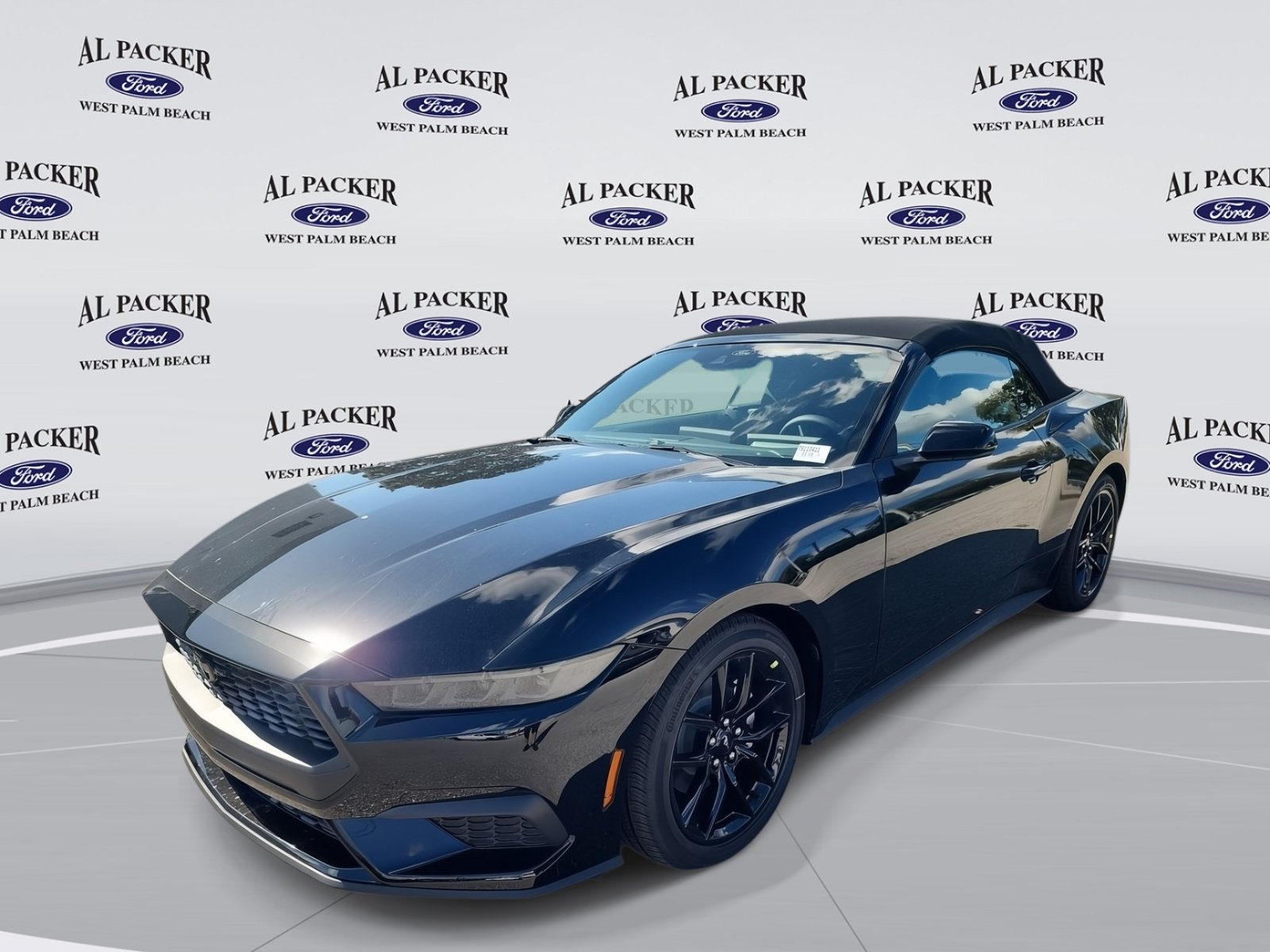 New 2026 Ford Mustang Convertible w/ Mustang Nite Pony Package RWD image 1