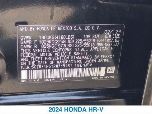 Certified 2024 Honda HR-V Sport image 26