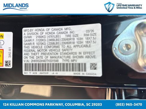 New 2026 Honda CR-V EX image 31