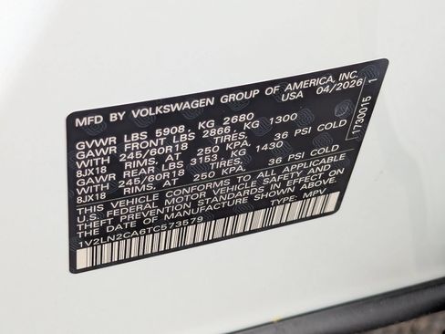 New 2026 Volkswagen Atlas SE AWD/4WD image 40