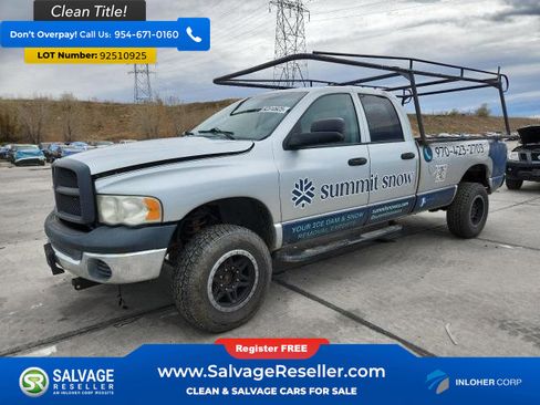 Used 2003 Dodge Ram 2500 Truck 4x4 Quad Cab image 1