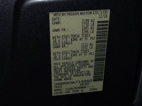 Used 2017 Nissan Frontier SV image 33