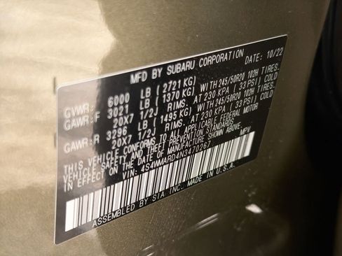 Certified 2022 Subaru Ascent Touring image 39