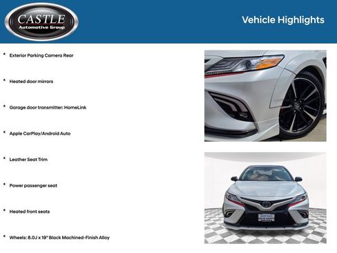 Used 2020 Toyota Camry XSE FWD image 8