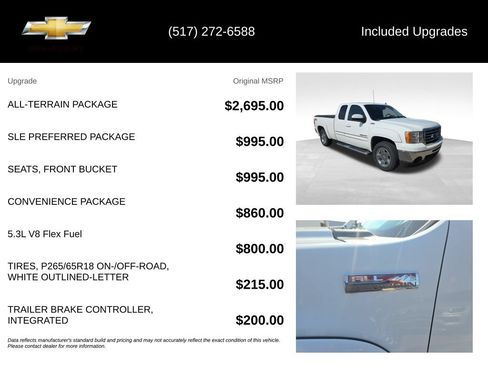 Used 2010 GMC Sierra 1500 SLE w/ All-Terrain Package AWD/4WD image 5