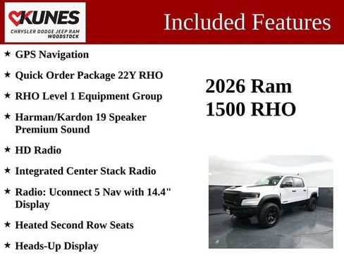 New 2026 RAM 1500 RHO w/ RHO Level 1 Equipment Group AWD/4WD image 3
