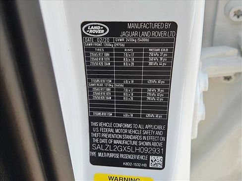 Used 2020 Land Rover Range Rover Evoque R-Dynamic SE image 25