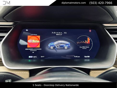 Used 2015 Tesla Model S 85D AWD/4WD image 23