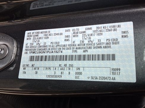 Certified 2023 Ford Escape Active image 27