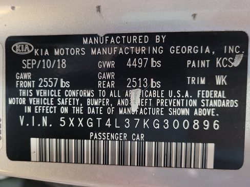 Used 2019 Kia Optima LX w/ LX Premium Package image 33