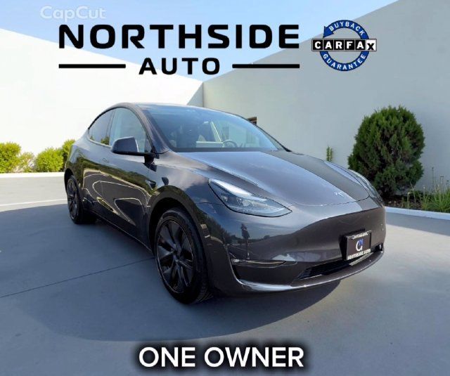 Used 2025 Tesla Model Y Long Range AWD/4WD image 1