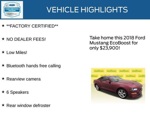 Used 2018 Ford Mustang Coupe RWD image 12