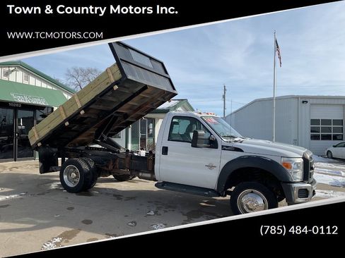 Used 2012 Ford F550 2WD Regular Cab Super Duty w/ Payload Upgrade Pkg image 1