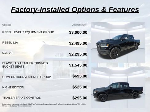 Used 2021 RAM 1500 Rebel w/ Rebel Level 2 Equipment Group AWD/4WD image 2