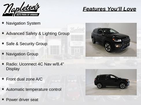 Used 2018 Jeep Compass Limited w/ Navigation Group AWD/4WD image 8
