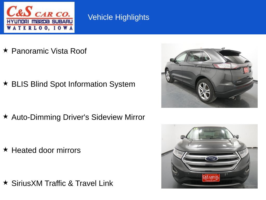 Used 2017 Ford Edge Titanium w/ Technology Package AWD/4WD image 13