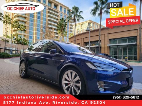 Used 2018 Tesla Model X 75D AWD/4WD image 1