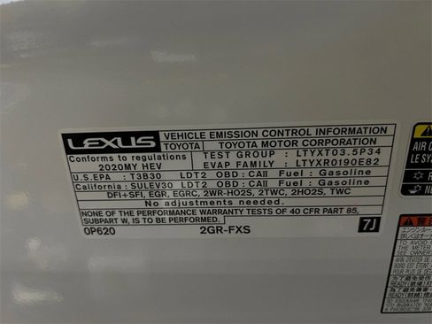 Used 2020 Lexus RX 450h AWD w/ Luxury Package image 44