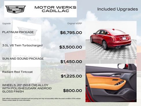 Certified 2026 Cadillac CT5 Premium Luxury w/ Platinum Package image 9