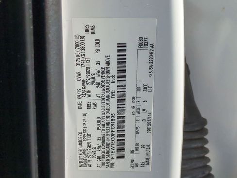 Used 2015 Ford F150 Platinum w/ Equipment Group 701A Luxury image 35