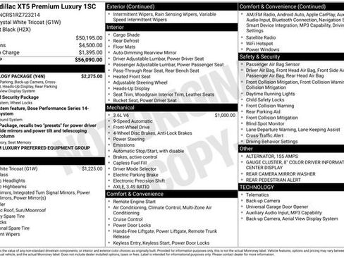 Certified 2024 Cadillac XT5 Premium Luxury w/ Technology Package FWD image 2