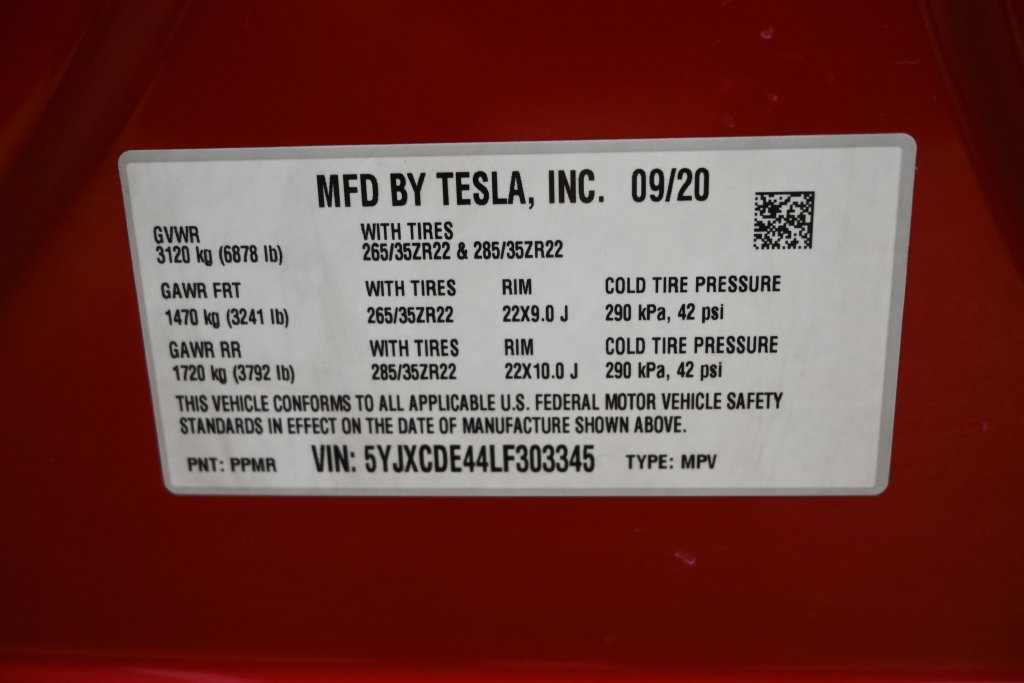 Used 2020 Tesla Model X Performance AWD/4WD image 35