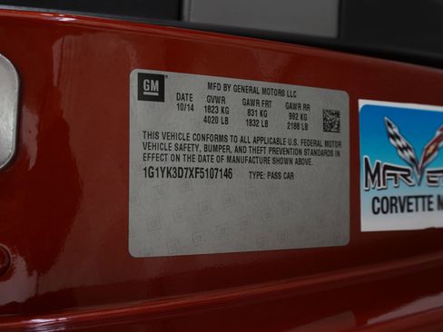 Used 2015 Chevrolet Corvette Stingray Convertible w/ 2LT Preferred Equipment Group image 34