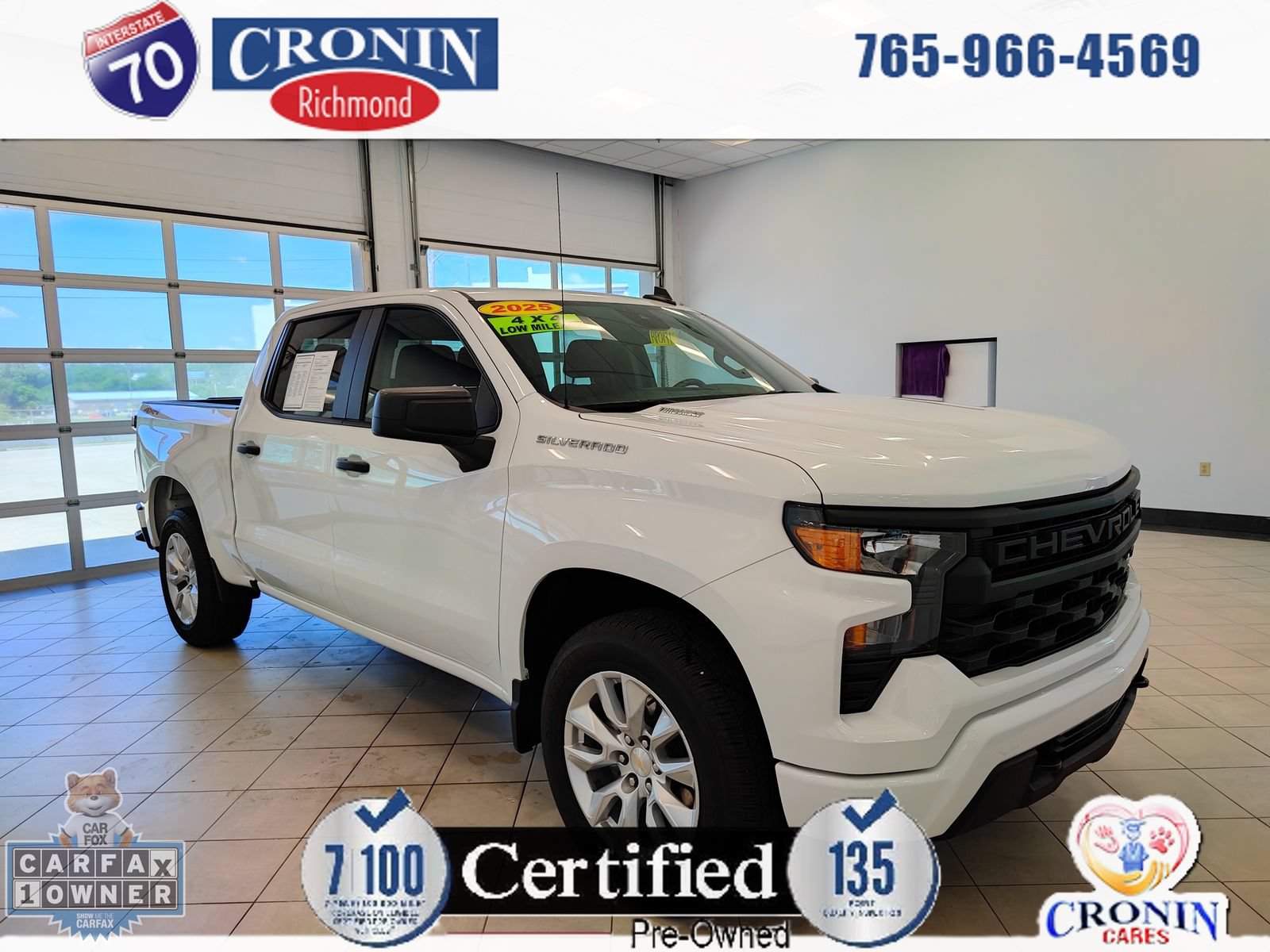 Used 2025 Chevrolet Silverado 1500 Custom AWD/4WD image 1