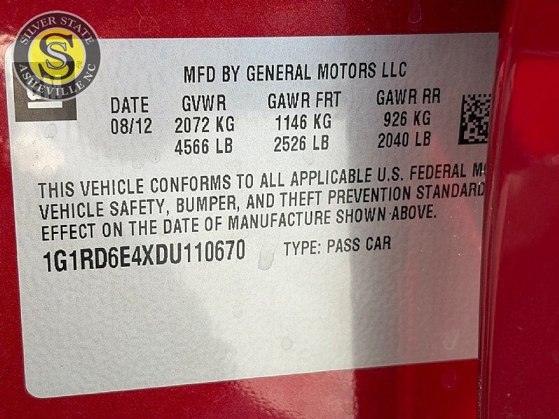 Used 2013 Chevrolet Volt Premium w/ Premium Trim Package FWD image 31