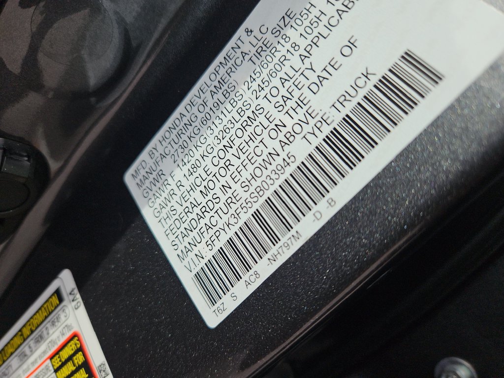 Used 2025 Honda Ridgeline RTL image 14