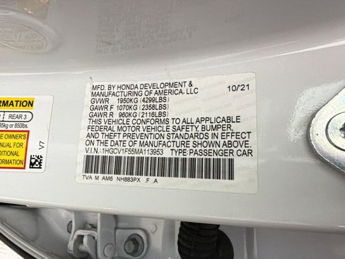 Used 2021 Honda Accord EX-L image 22